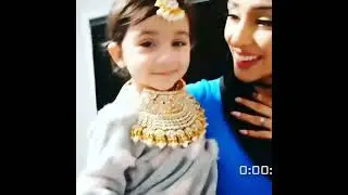 Sierra took her mamas jewellary set | she looks really cute #sierraidrees #froggyqueen #shaamidrees