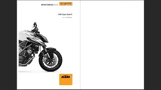KTM 1290 Super Duke R 2019 Service Workshop Repair Manual Download PDF