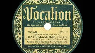 1933 Ozzie Nelson - That Dallas Man (Harriet Hilliard, vocal)