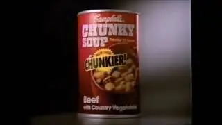Campbell's Chunky Soup Beef with Country Vegetables Commercial (1994)