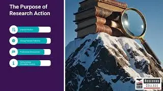Explain the purpose and characteristics of action research (LU4/LO1)