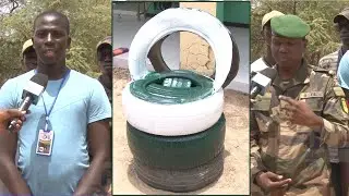 L'association Sénégal vert forme des jeunes agents des  eaux et forets au  recyclage des pneus