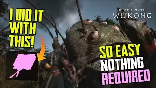 How to defeat Feng Tail General So EASY (Nothing is required) Black Myth Wukong