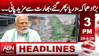 Flood Alert, Pakistan Braces for Impact as India Releases Excess Water | HEADLINES 03:00 PM