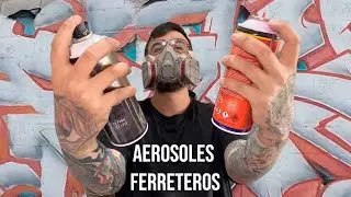 Tutorial ¿Cómo usar Aerosoles Ferreteros o Macho? Graffiti P0MP4 Character Cromo proceso completo