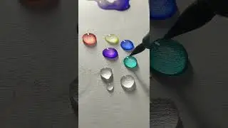 Смешивание цветов и пузырьков 🥂💭🥂💭
