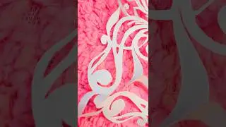 Art Reveal Paper Cutting Art #Kirigami Paper Snowflakes #handmadepapercraft #paperart