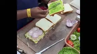 Fastest 3 Layer Sandwich Making in the street of Mumbai | Indian Street Food | Street Food Junction