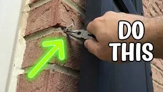 Dad Replaces Broken Shutter Peg
