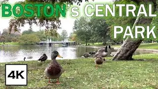 Boston's Central Park &middot; Boston Common &middot; 4K &middot; Part 1