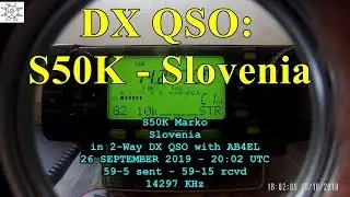 DX QSO: S50K - Slovenia
