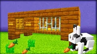 Minecraft Tutorial: How To Make A Rabbit Hutch