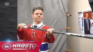 Jesperi Kotkaniemi's first day as a Hab