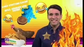 LOGO YOUTUBE KACKE Hühner, Farben und brennendes HOLZ!