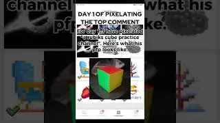 Day 1 of pixelating the top comment 