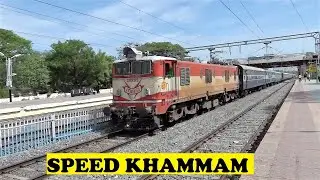 Itarsi WAM4 Patna Bangalore Sanghamitra Honk Blast Khammam