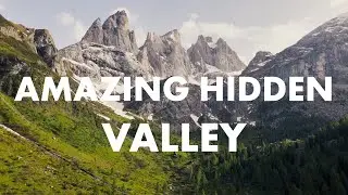 Epic landscape photography in a secret valley in the Dolomites