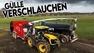 🔥 Wir verschlauchen G&uuml;lle mit PVC-Schlauch &ndash; Was kann das neue System von @KleuTec ? 
