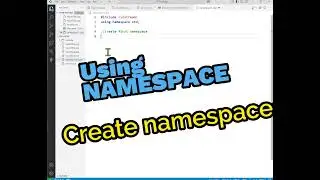 using namespaces in c++, Create your namespace
