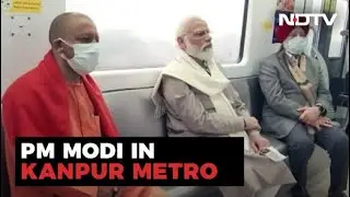 PM Modi's Kanpur Metro Ride After Launch Of New Section