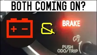 Battery and Brake Light on Dash in the Car - Cause Solved - Infiniti Nissan Toyota Lexus Honda Acura
