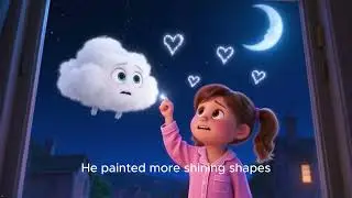 The Little Cloud Painter ☁️🎨🌙