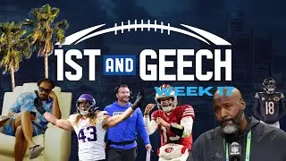 LIONS ELIMINATED FROM PLAYOFFS 😞 | BEARS WIN THE NORTH | STEELERS 9-8 AGAIN⁉️| 1ST AND GEECH WEEK 17