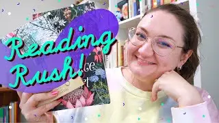 READING RUSH Day 3 - 4 vlog & Racing to Read Book Tag! 🥳
