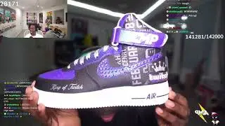 BruceDropEmOff Reacts To Twitch Sending Kai Shoes 😂