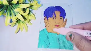How to draw Jungkook pen drawing #junhkook #viralvideo #bts #btsarmy #btsjungkook