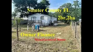 Sumter County Owner Finance manufactured 2br, 2ba on it's own land close to The Villages