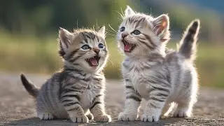 Stray Cats Meowing Loudly for Dead Mother | Kittens Crying & Calling Mom Sound Effect