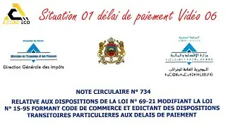 Délai de paiement situation 01 Vidéo 06