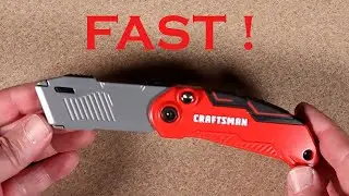 Складной складной нож Craftsman с выдвижным лезвием для замены лезвия