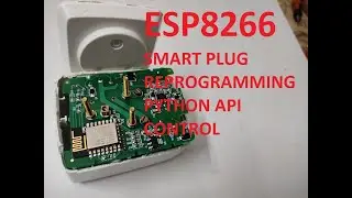 ESP8266 Arduino Smartplug reprogramming and controlling it using python code [PC] - 750 Rs