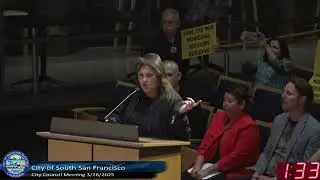 The City of South San Francisco City Council meeting 3/26/2025