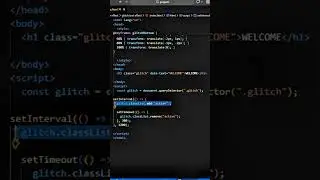 Glitch Text in JS 🔥 | Day 65/100 JS Mini Project