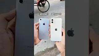 iPhone 7 Vs iPhone 11 || Camera Zoom Test! #shorts
