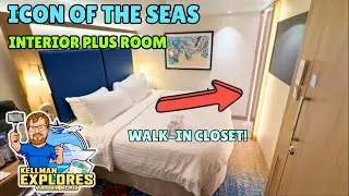 Icon of the Seas Interior Plus Cabin Tour (Stateroom 10407) Budget Room World&rsquo;s Largest Cruise Ship!