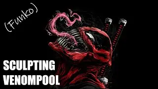 Sculpting a Custom Venompool Funko POP - Polymer Clay