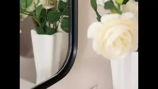 Complete Showcase of Matte Black Modern Pivot Mirror