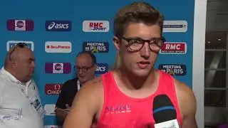 Interview Axel CHAPELLE - Diamond League Meeting de Paris - 30/06/2018