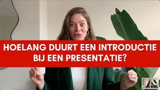 Hoe jezelf introduceren bij een presentatie? | Presentatietips
