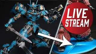 Gundam Aerial Gets Hand Painted Base for Wargaming