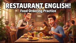 🧑&zwj;🍳 English for Restaurant & Food Ordering | Real Conversation Practice for Beginners