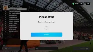 eFootball Man United Vs Inter Milan 3-1 (Abandoned)