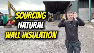 Sourcing Natural Insulation for our Office Build and a Farm Tour from @OllyBlogsAgricontractfarmer!