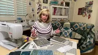 2025 Saturday Sampler Stormy Sea - January Block 1 (Dock) Cutting Instructions