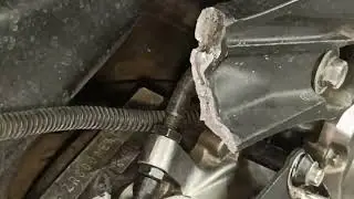 Sub Frame Engine Kawasaki Z800 Cracked