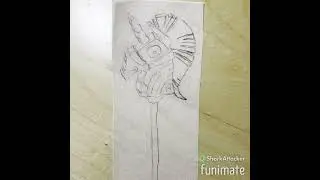Fortnite Rainbow Smash Pickaxe Drawing